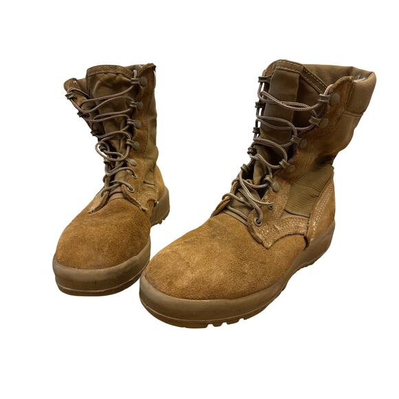 Belleville Army Hot weather combat Boots size 4 wide 18-D-1001 coyote brown - Picture 7 of 7